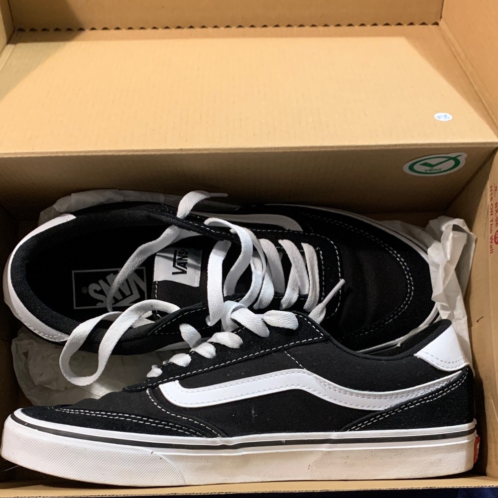 Vans Classic Black and White Low-Tops